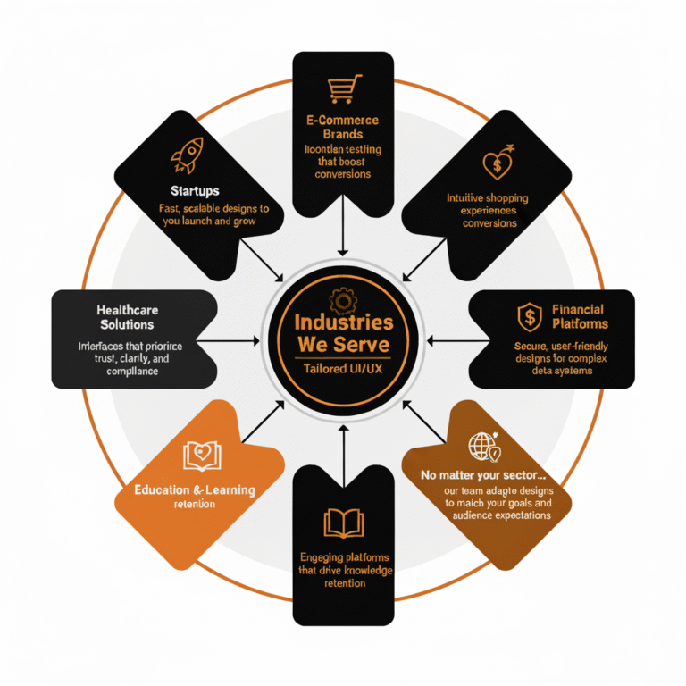 Industries We Serve with Tailored UI/UX